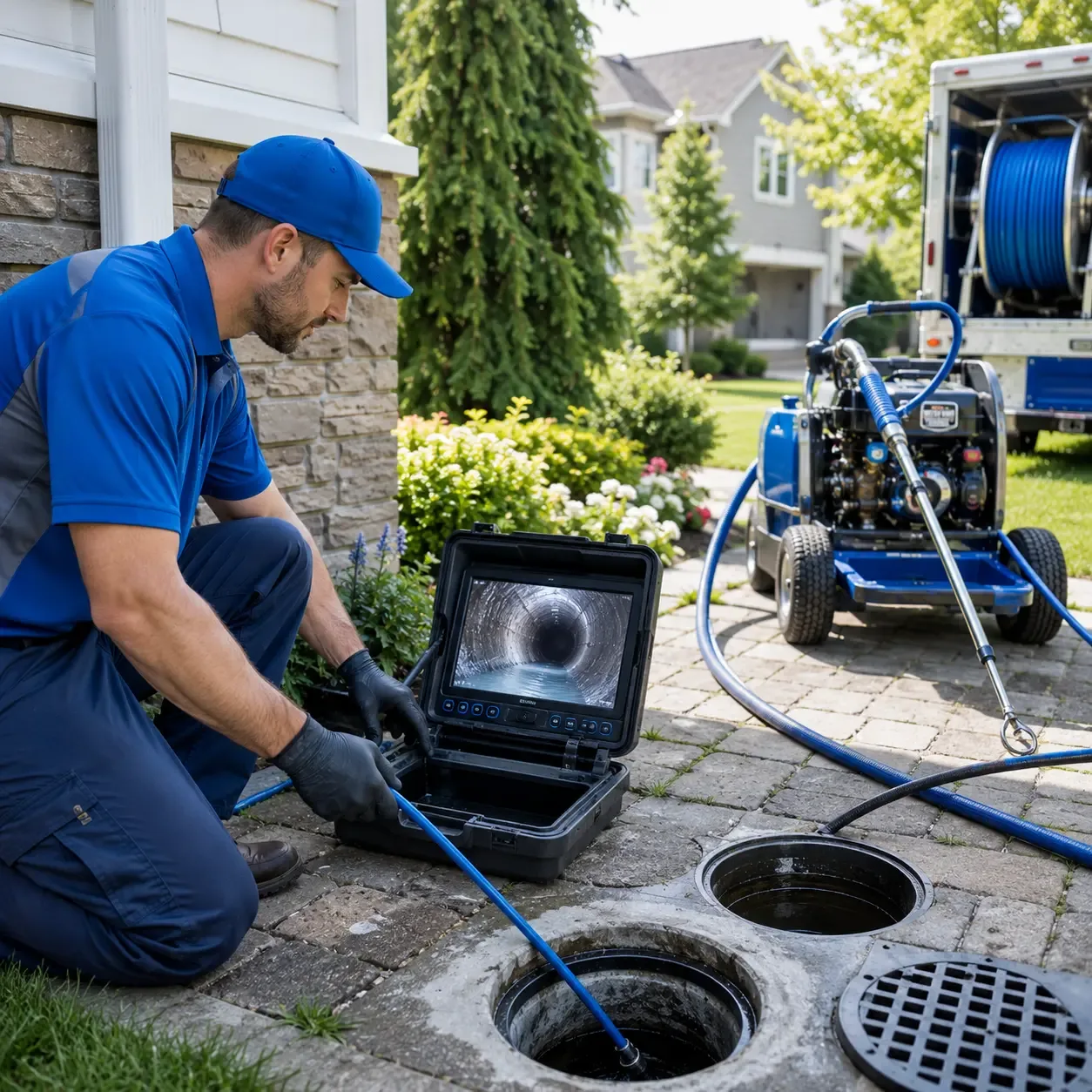 Outdoor drain cleaning professionals serving Ridgeway, NC